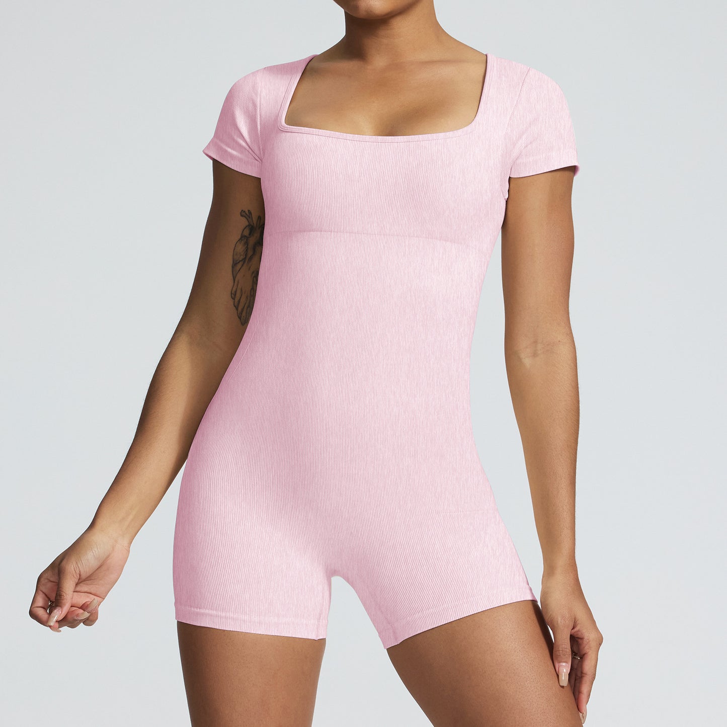 Short Sleeve Yoga Jumpsuit Women